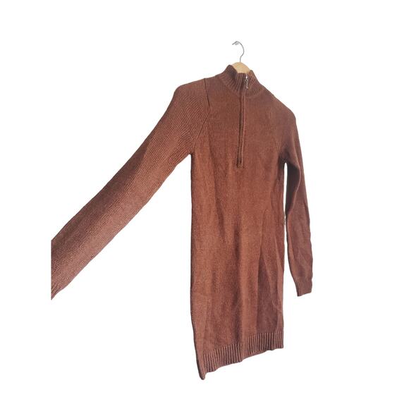 Lovers + Friends Anthea Sweater Dress Brown Size XS - Picture 2 of 10